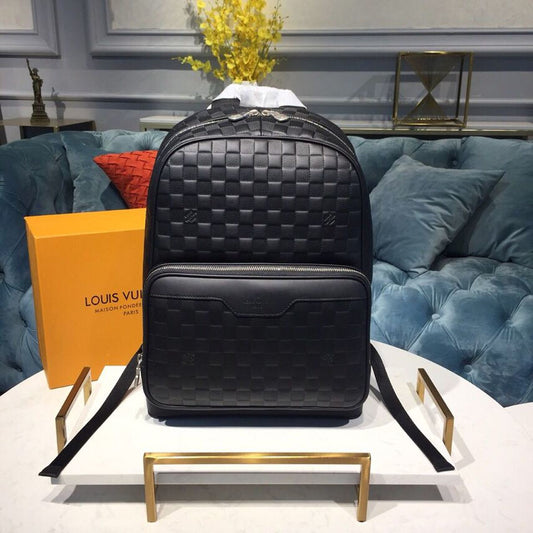 Louis Vuitton Campus Backpack 40cm Damier Infini Astral Leather Spring/Summer Collection N40091 Black – product image 2