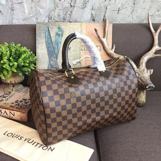 Louis Vuitton Speedy Bag 35cm Damier Ebene Canvas Spring/Summer Collection N41363, Brown – product image 2