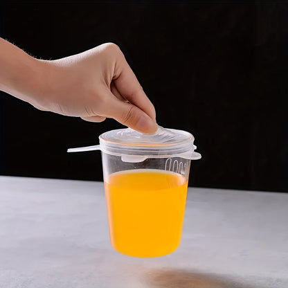 6-Piece Universal Silicone Stretch Lids – Reusable Food Covers