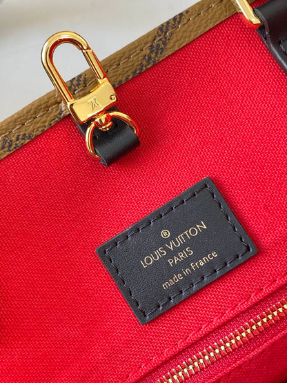 Louis Vuitton On The Go MM Tote Bag 35cm Brown – product image 10