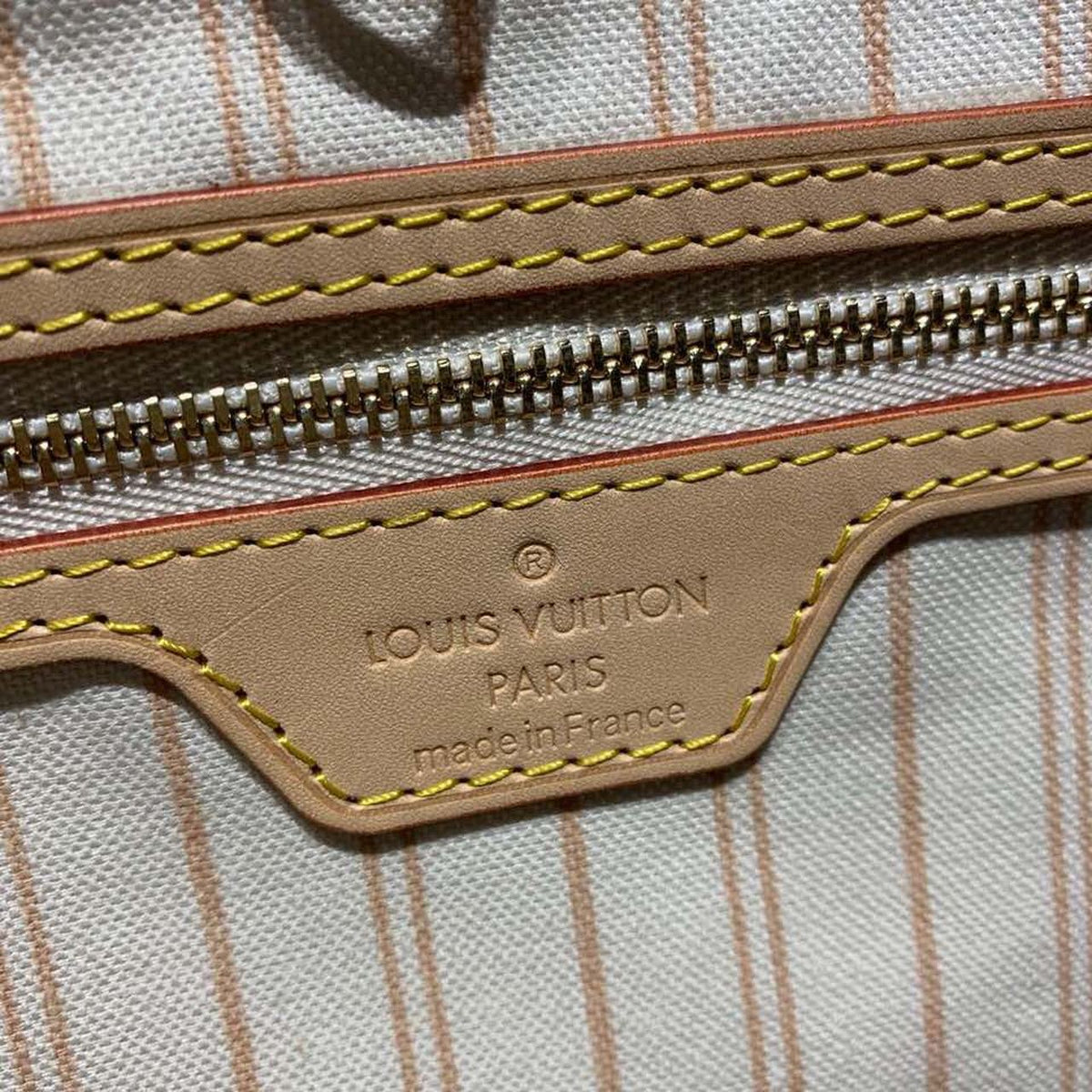 Louis Vuitton Neverfull GM Bag 40cm Damier Azur Canvas Fall/Winter Collection N41360, Beige – product image 9