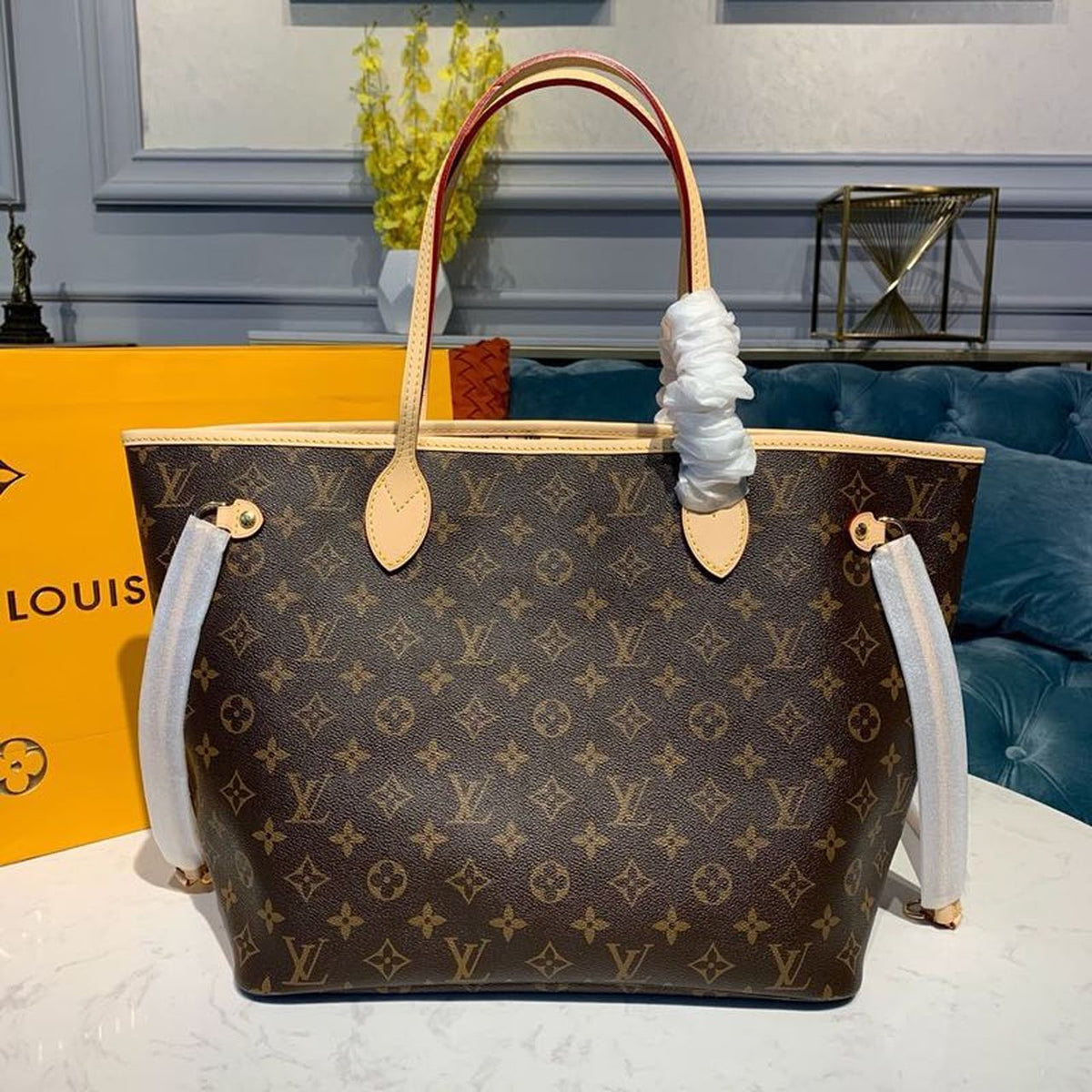 Louis Vuitton Neverfull MM Bag 32cm Monogram Canvas Fall/Winter Collection M41177, Rose Ballerine – product image 3