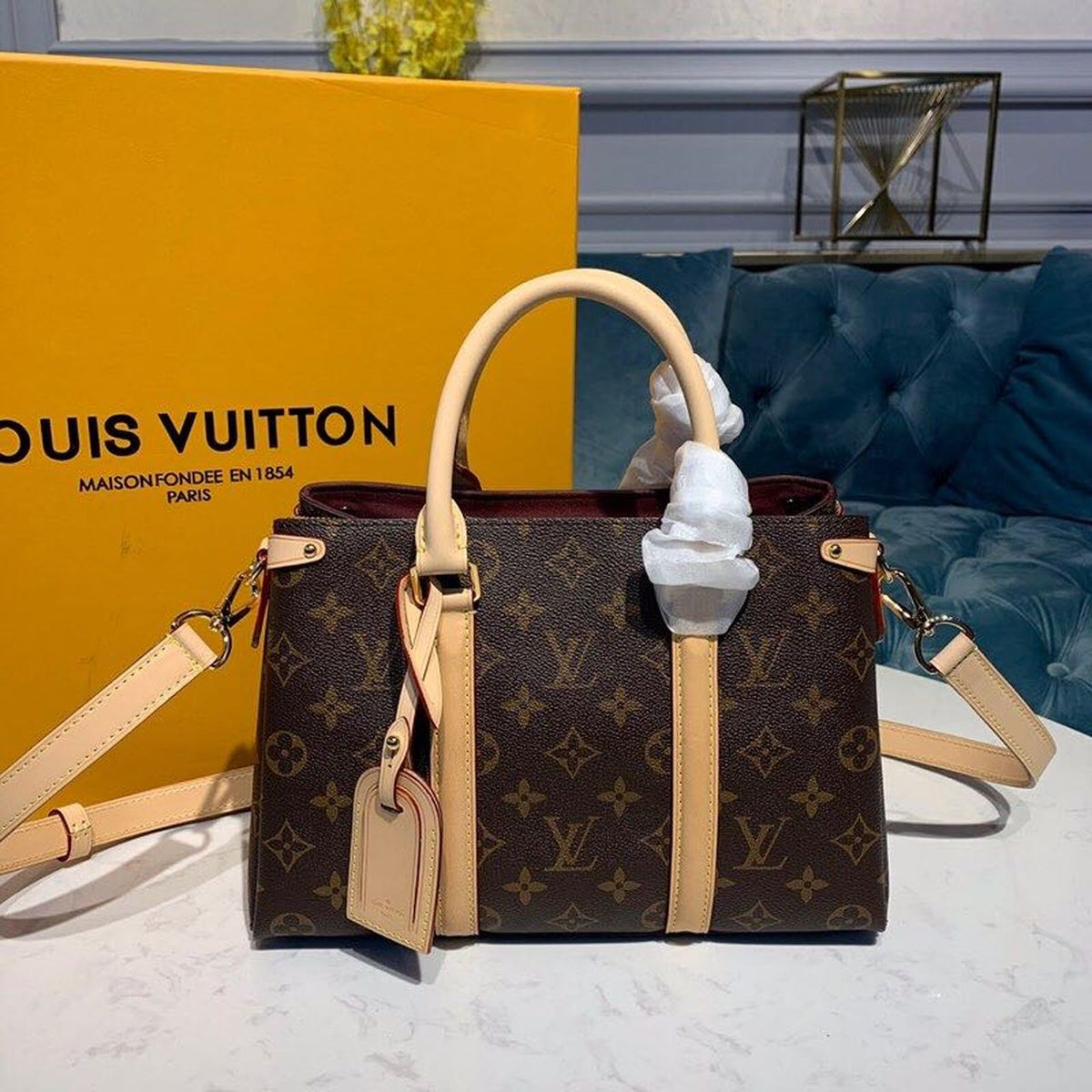 Louis Vuitton Monogram Soufflot BB Handbag Brown – product image 1