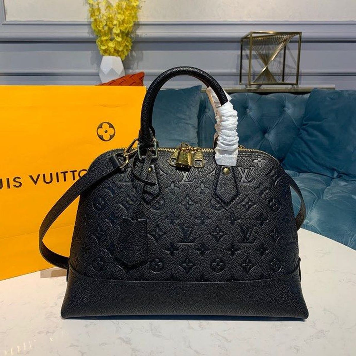 Louis Vuitton Neo Alma Bag 32cm Monogram Empreinte Canvas Spring/Summer Collection M44832, Black – product image 1