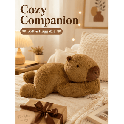 60cm Weighted Capybara Plush – Soft Calming Cuddle Toy