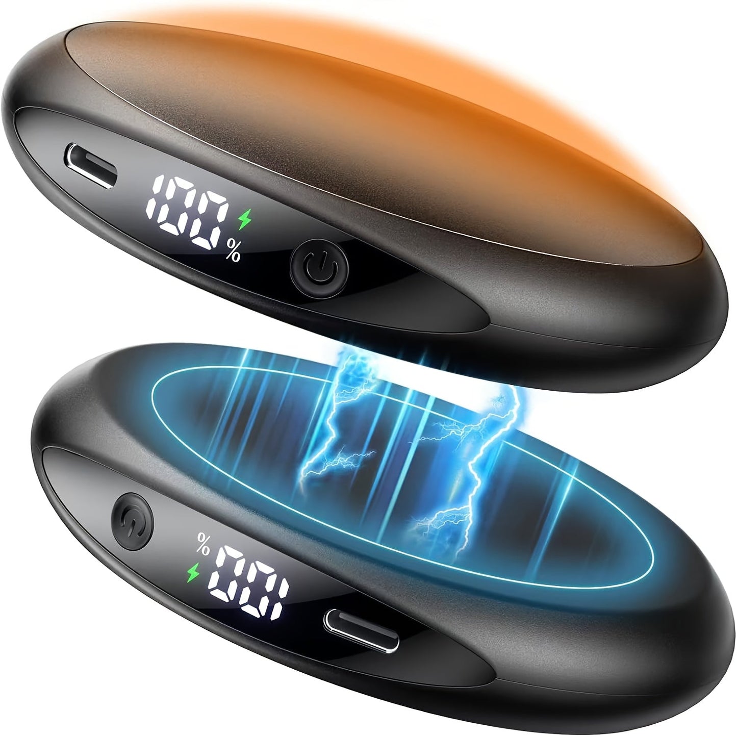 2-in-1 Magnetic Rechargeable Hand Warmers – 3 Heat Levels