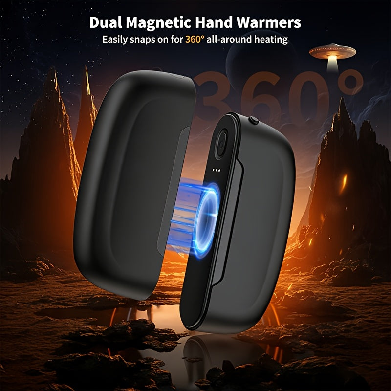 Magnetic Rechargeable Hand Warmers 2-Pack – Smart Temperature Control