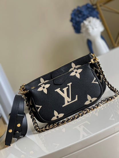 Louis Vuitton Multi Pochette Crossbody Bags 24cm Black – product image 4