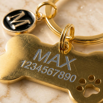 Personalized Pet ID Tag – Engraved Name & Phone Number