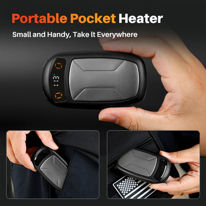 Rechargeable Hand Warmers 2-Pack with COB Light – 12H Heat