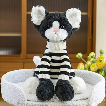8.7" Weighted Animal Plush – Labrador & Cat Stuffed Toy