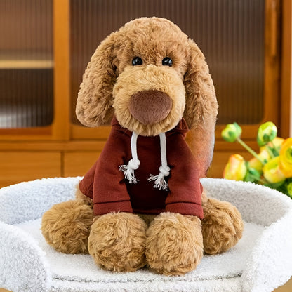 8.7" Weighted Animal Plush – Labrador & Cat Stuffed Toy
