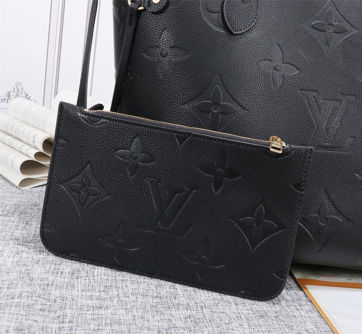 Louis vuittonNeverfull Monogram Empreinte 32cm/ Black – product image 7
