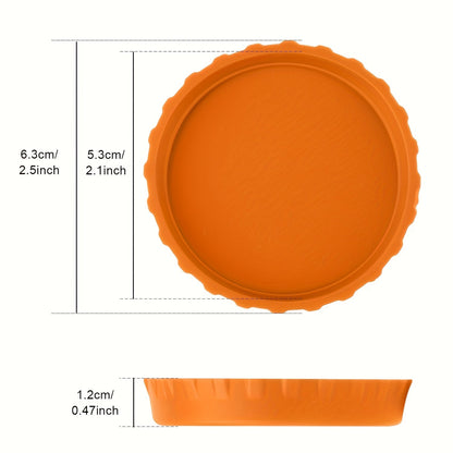 5-Piece Reusable Silicone Can Lids – Soda & Beverage Covers