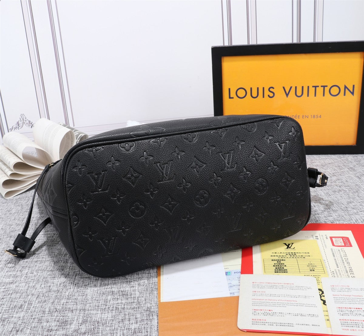 Louis vuittonNeverfull Monogram Empreinte 32cm/ Black – product image 8