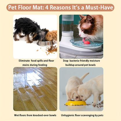 Personalized Quick-Dry Pet Feeding Mat – Absorbent & Washable