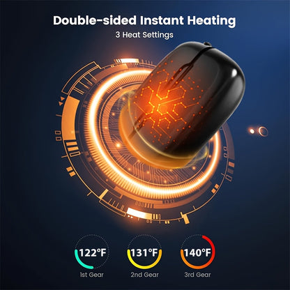 Magnetic Rechargeable Hand Warmers 2-Pack – Smart Temperature Control