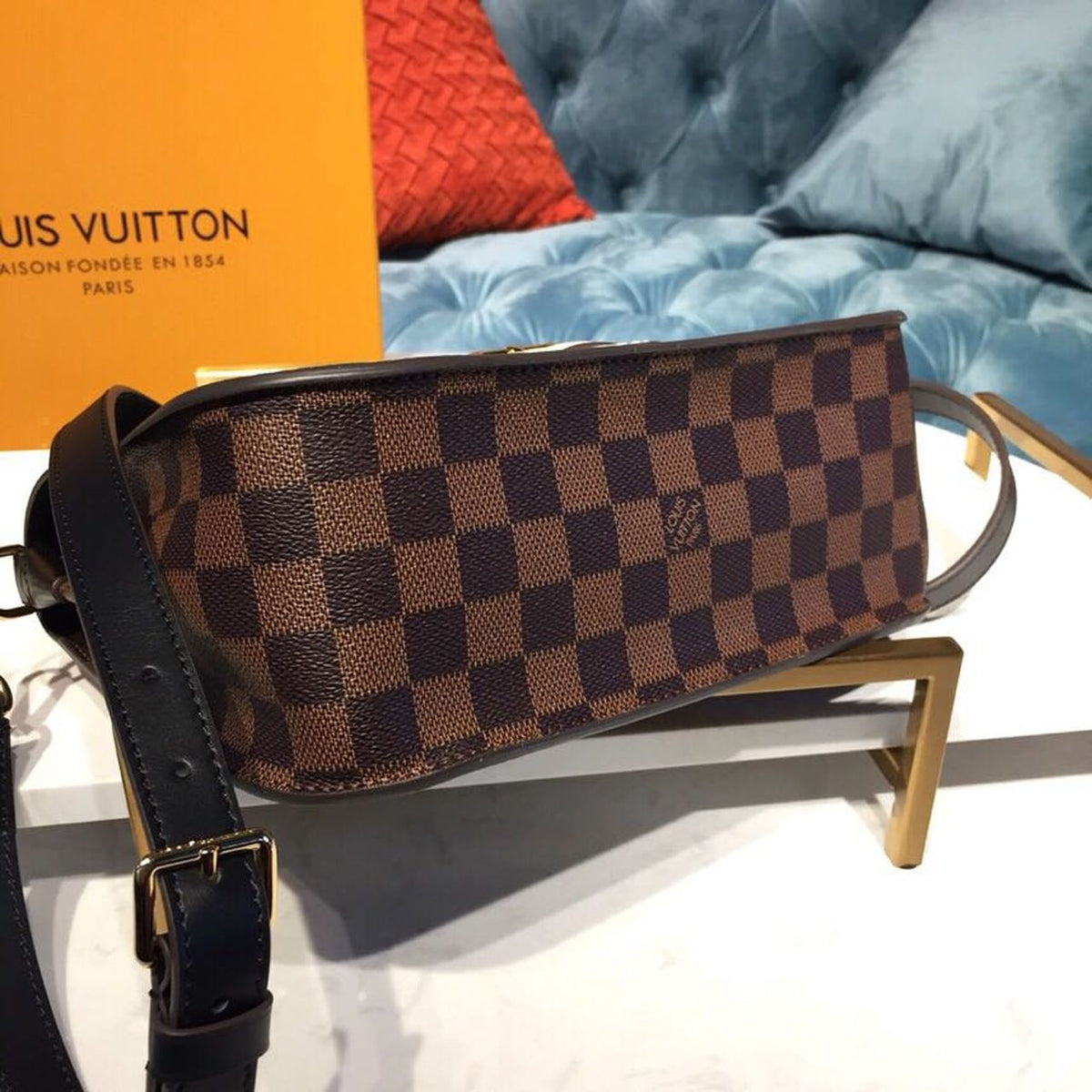 Louis Vuitton Trendy Crossbody Bag Damier Ebene Canvas Spring/Summer Collection N40146, Noir – product image 5