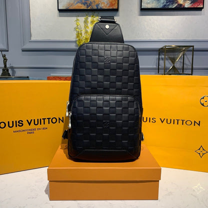 Louis Vuitton Avenue Sling Bag 32cm Damier Infini Canvas Spring/Summer Collection N41720, Black – product image 1