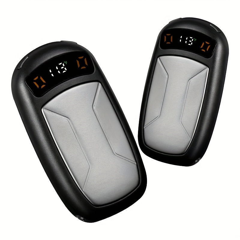 Rechargeable Hand Warmers 2-Pack with COB Light – 12H Heat
