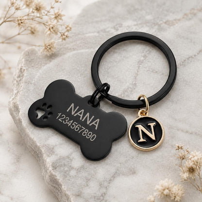 Personalized Pet ID Tag – Engraved Name & Phone Number