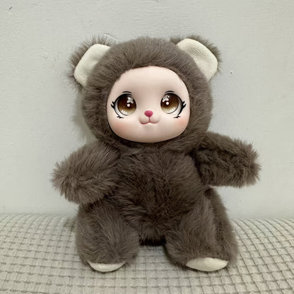 7" Weighted Animal Plush – Bear, Lamb & Rabbit Stuffed Toy