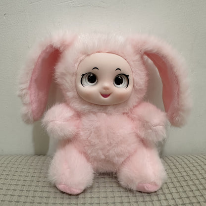 7" Weighted Animal Plush – Bear, Lamb & Rabbit Stuffed Toy