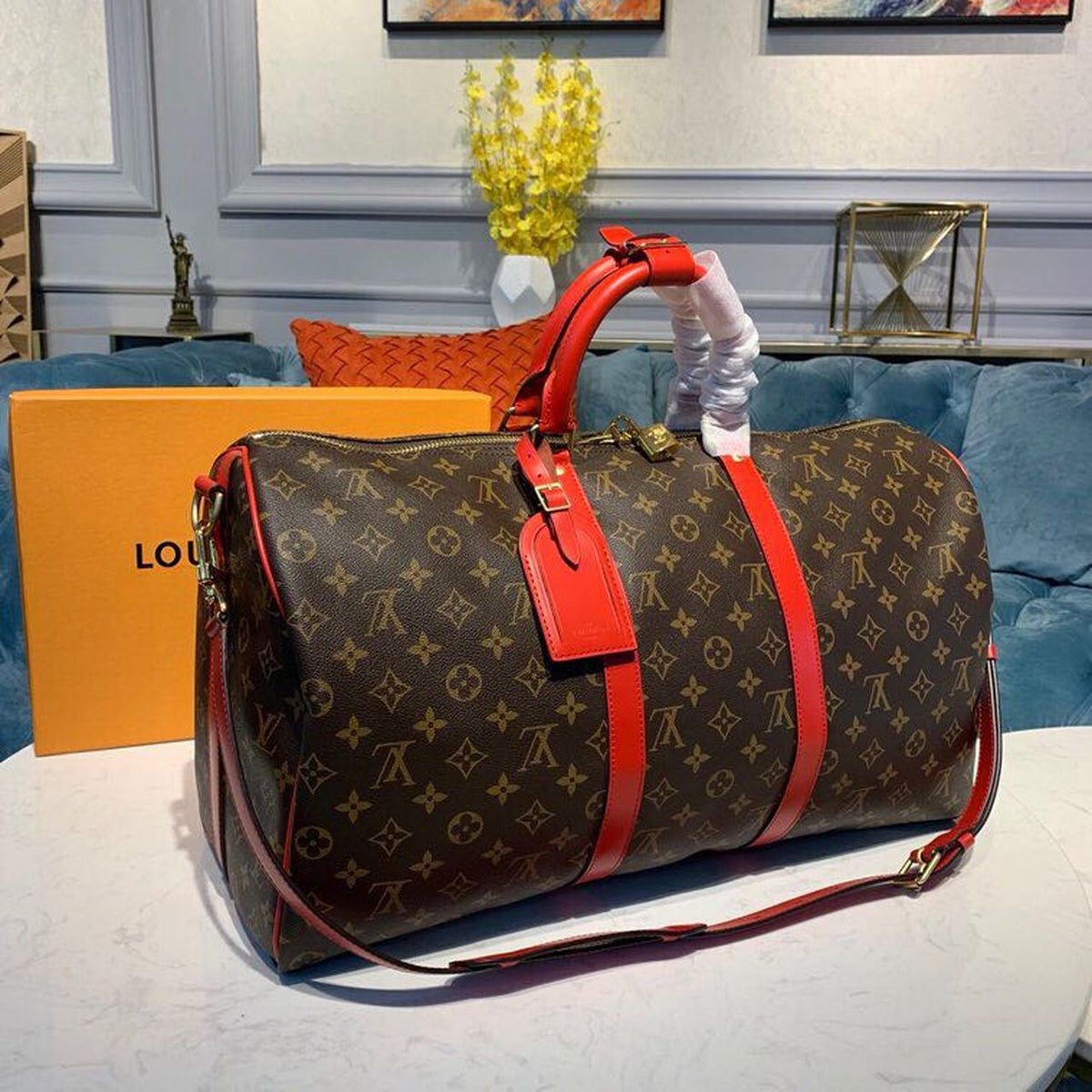 Louis Vuitton Keepall 50cm Monogram Canvas Spring/Summer Collection M41416 Red – product image 3