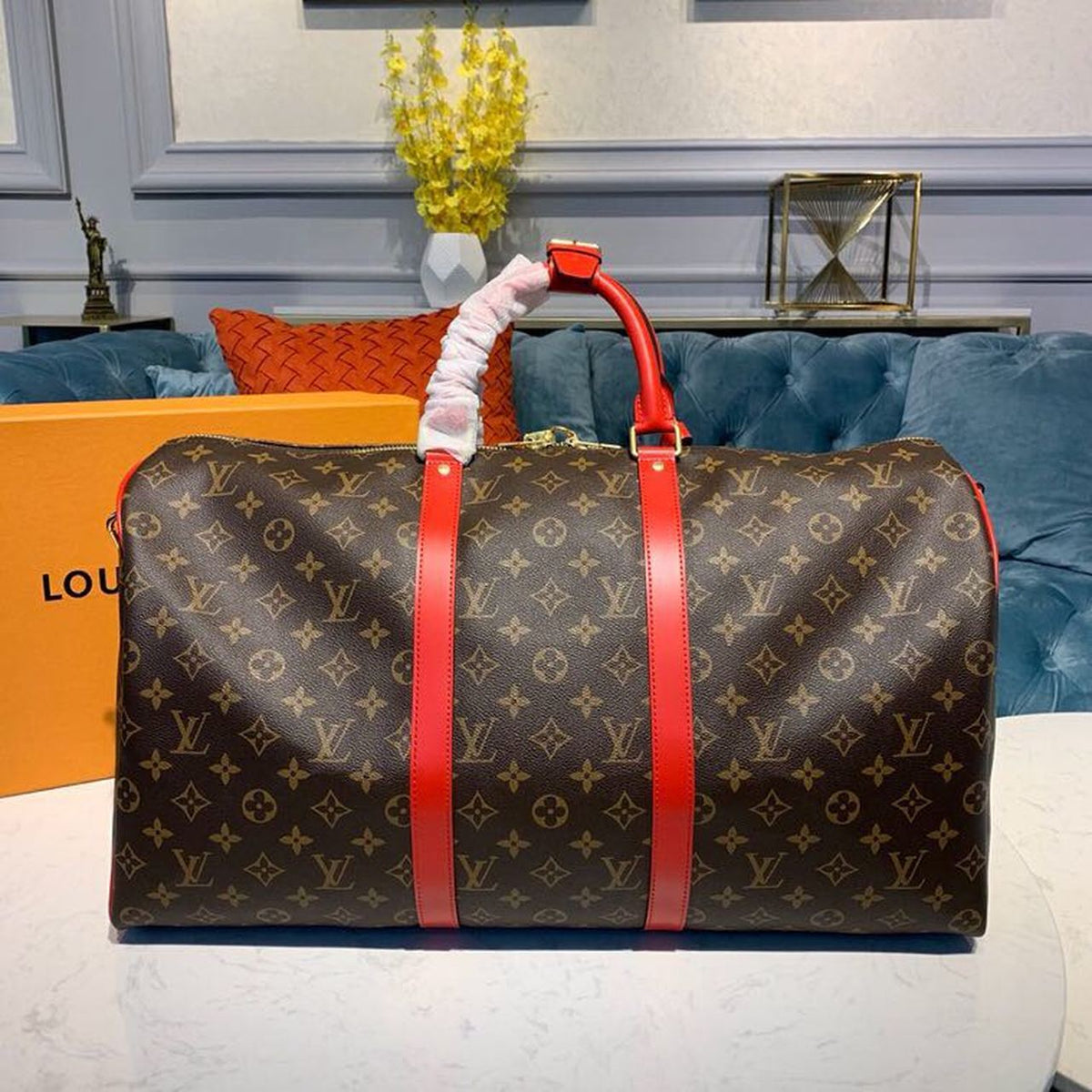 Louis Vuitton Keepall 50cm Monogram Canvas Spring/Summer Collection M41416 Red – product image 4