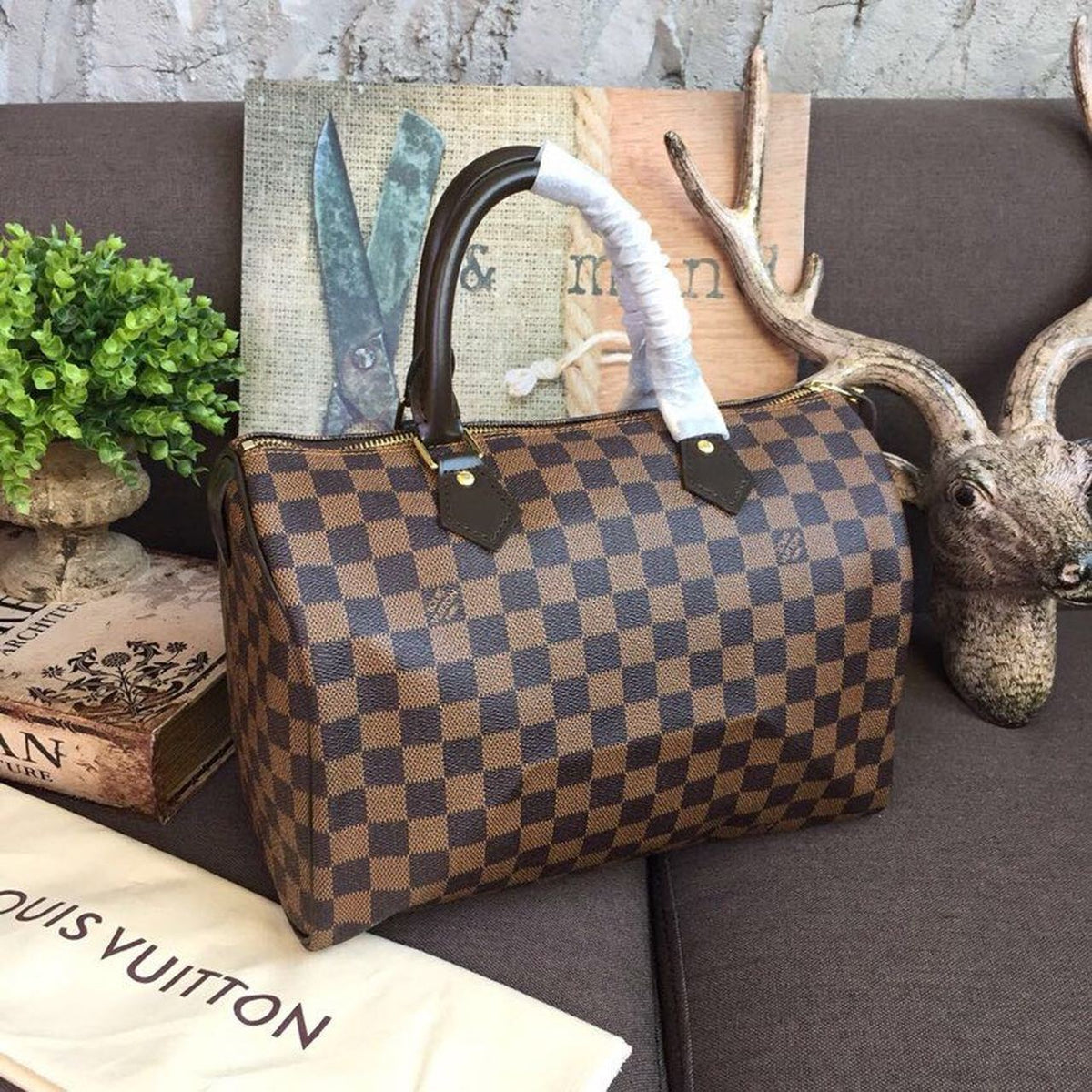 Louis Vuitton Speedy Bag 30cm Damier Ebene Canvas Spring/Summer Collection N41364, Brown – product image 3