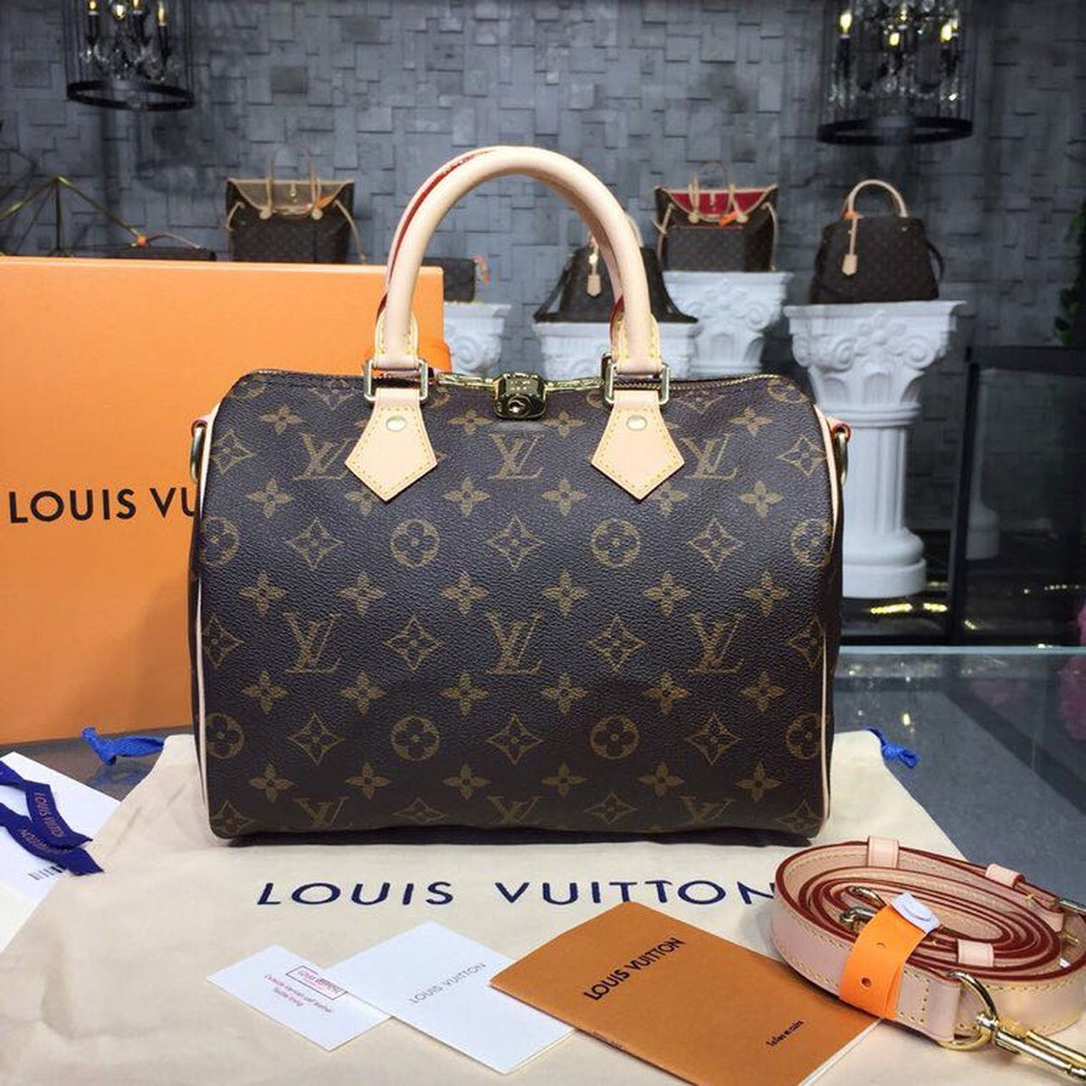 Louis Vuitton Speedy Bag 25cm Monogram Canvas Spring/Summer Collection M41109, Brown – product image 1