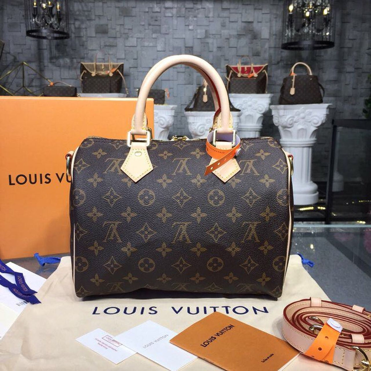 Louis Vuitton Speedy Bag 25cm Monogram Canvas Spring/Summer Collection M41109, Brown – product image 7