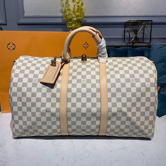 Louis Vuitton Keepall Bandoulire 55cm Damier Azur Canvas Spring/Summer Collection – product image 1