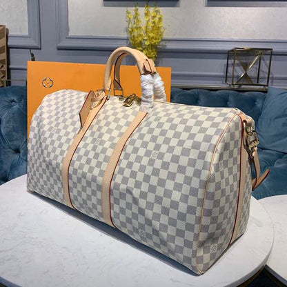Louis Vuitton Keepall Bandoulire 55cm Damier Azur Canvas Spring/Summer Collection N41429 Azur – product image 10