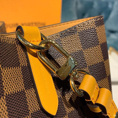 Louis Vuitton Néo Noé BB Bucket Bag 26cm Damier Ebene Canvas Spring/Summer Collection N40213, Safran – product image 5