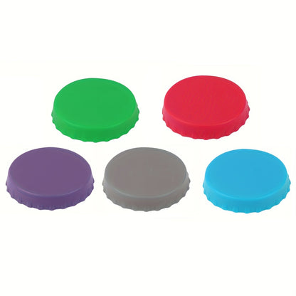 5-Piece Reusable Silicone Can Lids – Soda & Beverage Covers