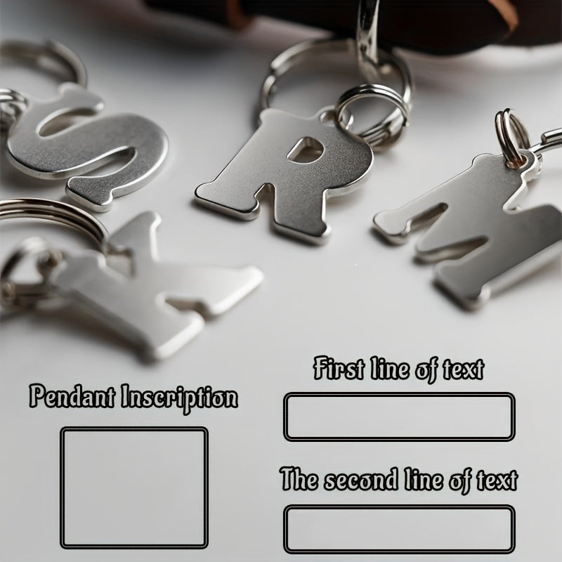 Personalized Stainless Steel Dog Tag – Engraved Initial Pet ID Pendant