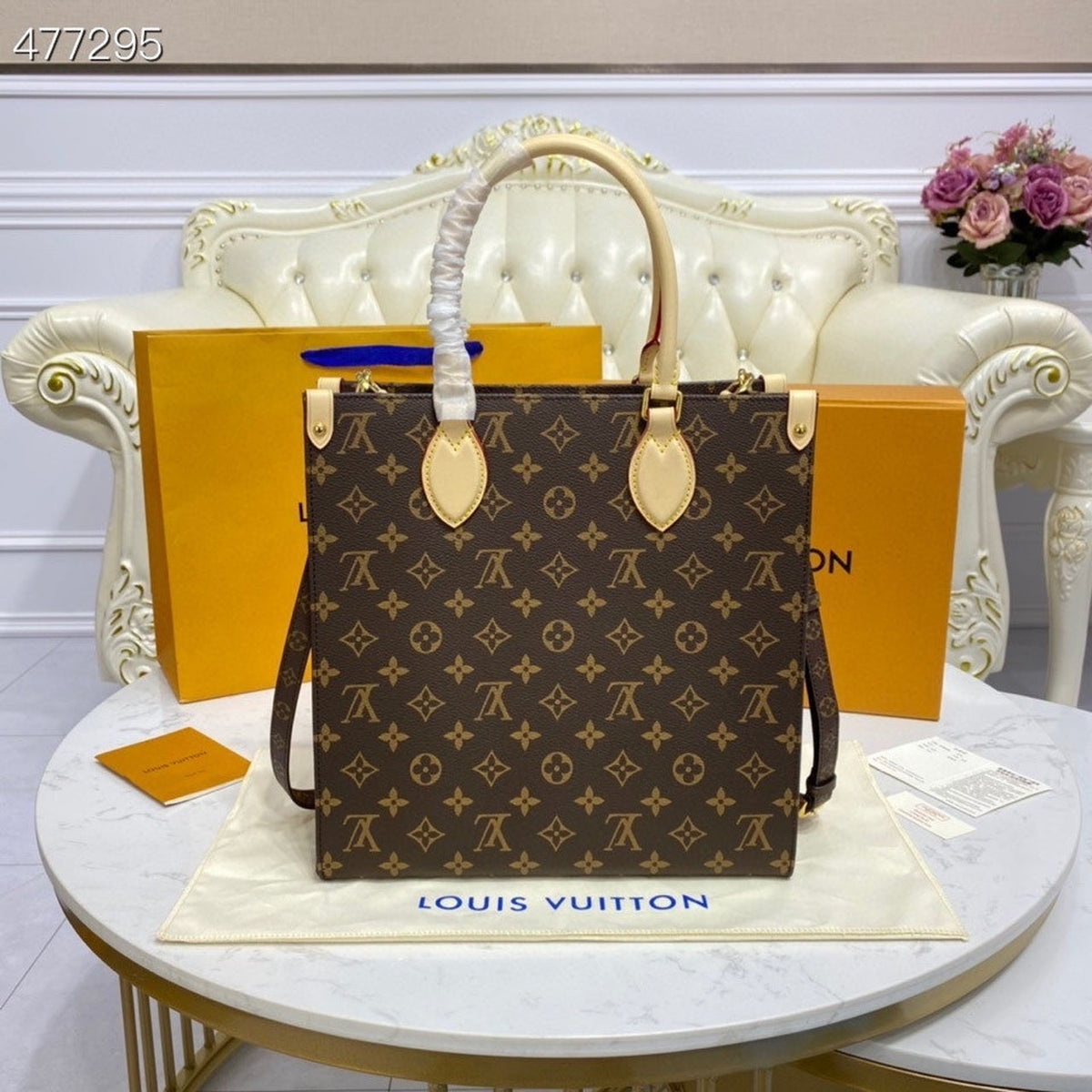 Louis Vuitton Sac Plat Bag Monogram Canvas Spring/Summer Collection M45848, Brown – product image 4