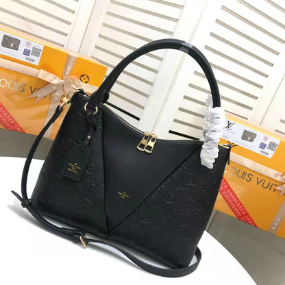 Louis Vuitton V Tote MM Bag Monogram Empreinte Canvas Spring/Summer Collection M44421 26cm Black – product image 1