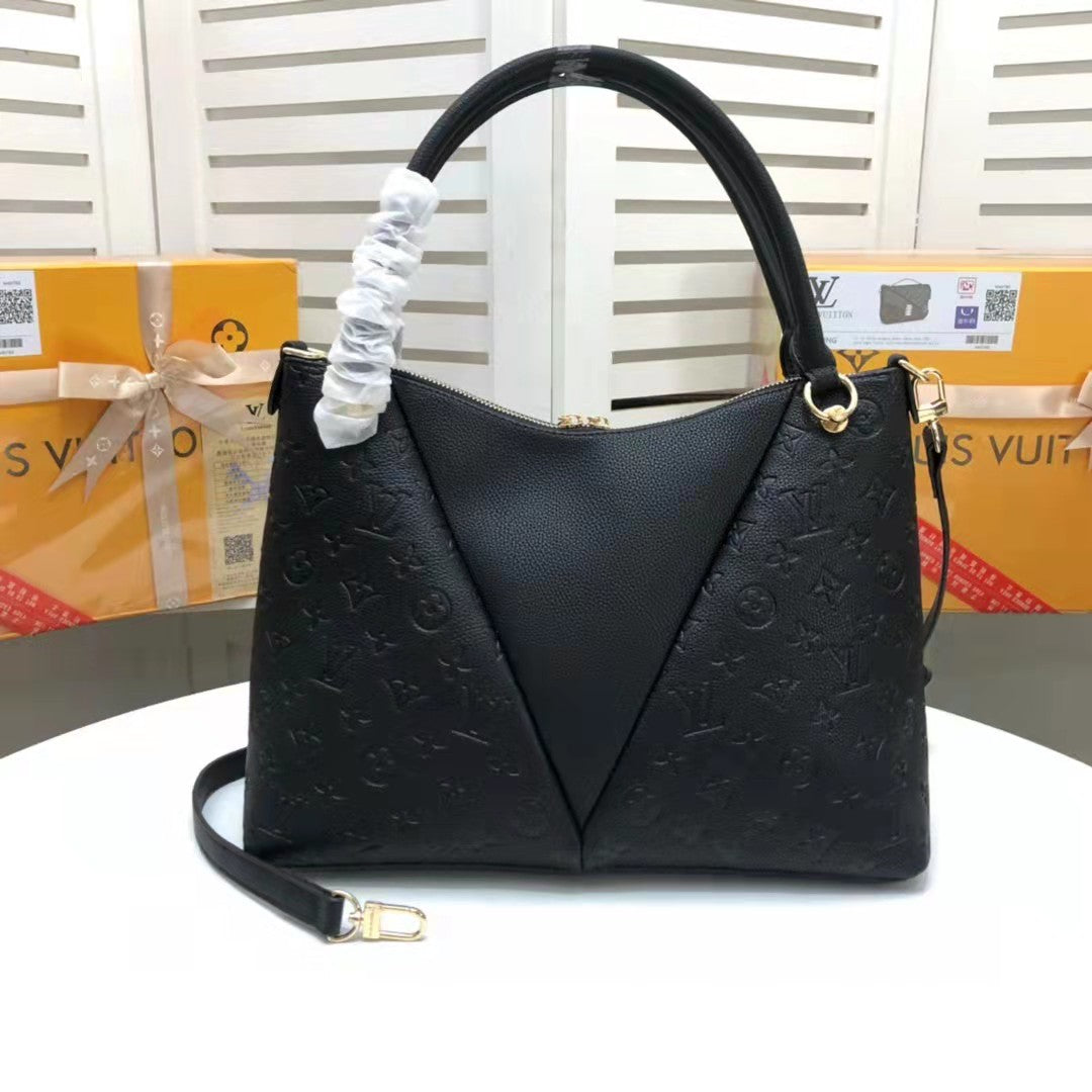 Louis Vuitton V Tote MM Bag Monogram Empreinte Canvas Spring/Summer Collection M44421 26cm Black – product image 2