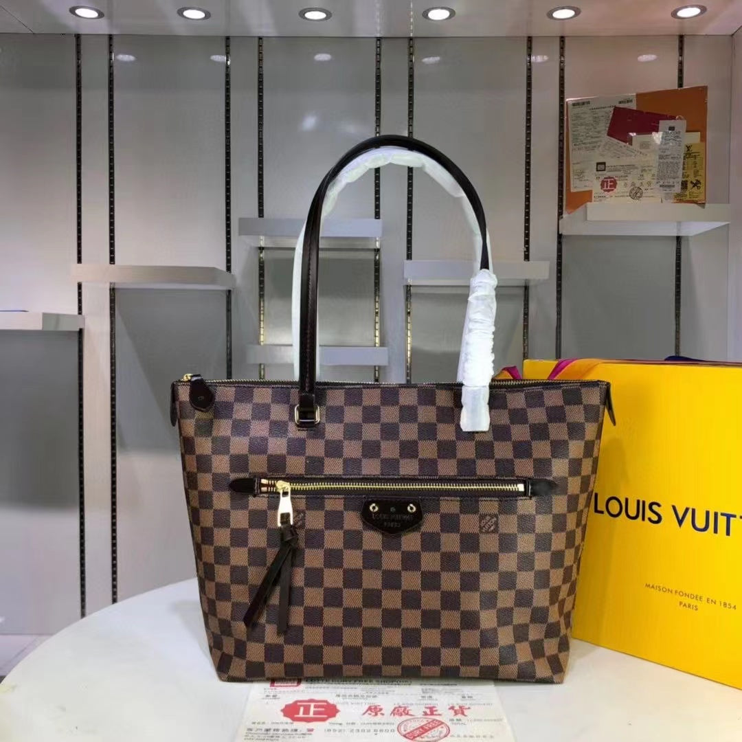 Louis Vuitton Iena MM Bag 34cm Damier Ebene Canvas Fall/Winter Collection N41013, Brown – product image 1