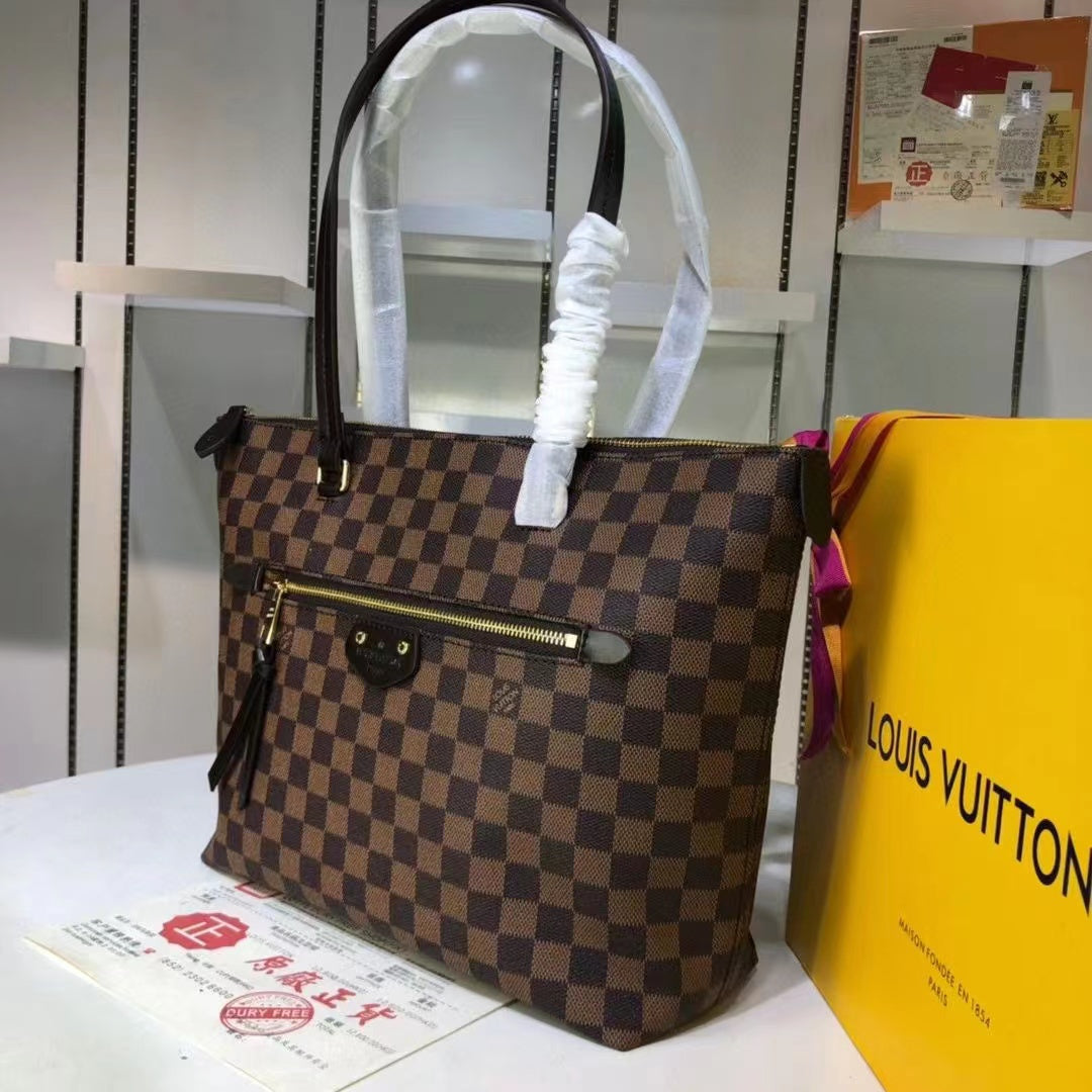 Louis Vuitton Iena MM Bag 34cm Damier Ebene Canvas Fall/Winter Collection N41013, Brown – product image 4