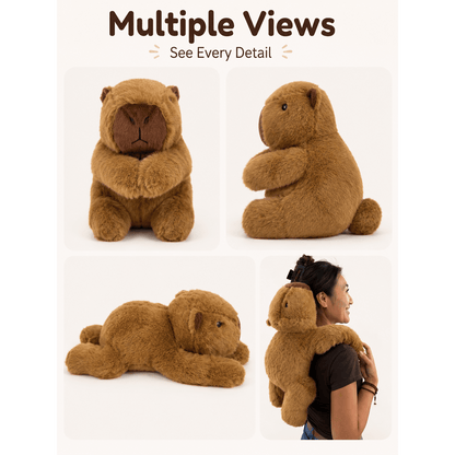 60cm Weighted Capybara Plush – Soft Calming Cuddle Toy