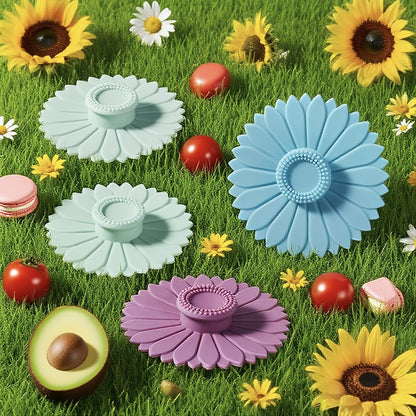 3-Piece Silicone Cup Lids – Heat-Resistant & Leakproof Covers