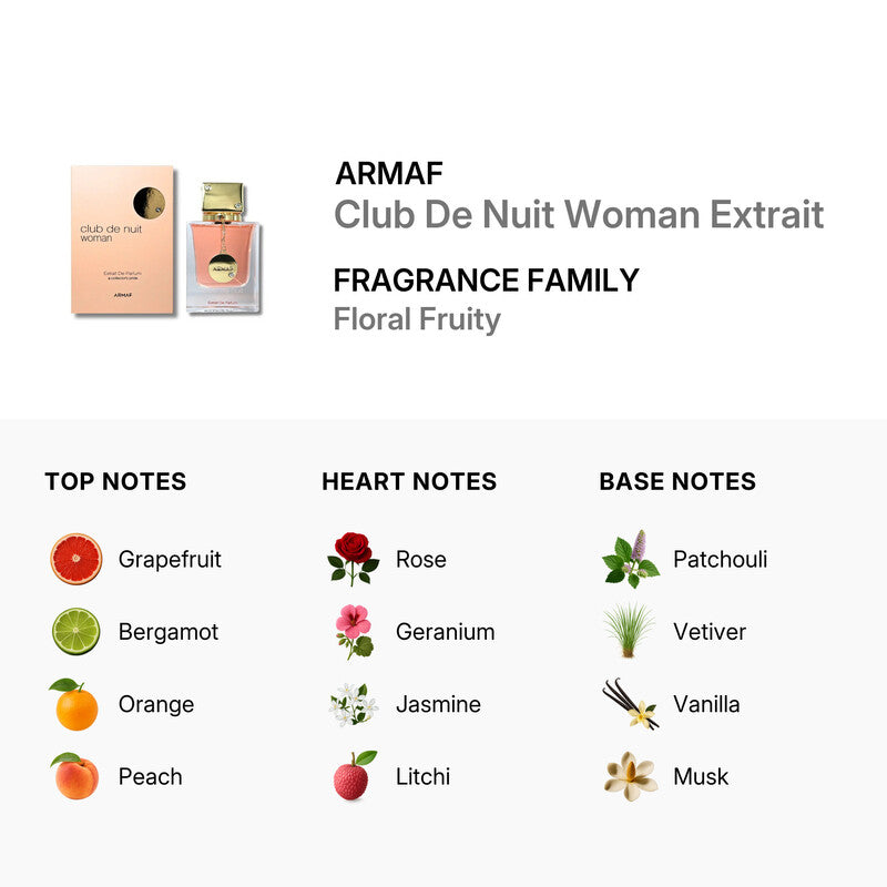 Armaf Club de Nuit Woman Extrait de Parfum — 2.37 oz