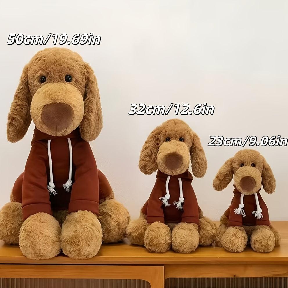 8.7" Weighted Animal Plush – Labrador & Cat Stuffed Toy