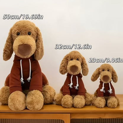 8.7" Weighted Animal Plush – Labrador & Cat Stuffed Toy