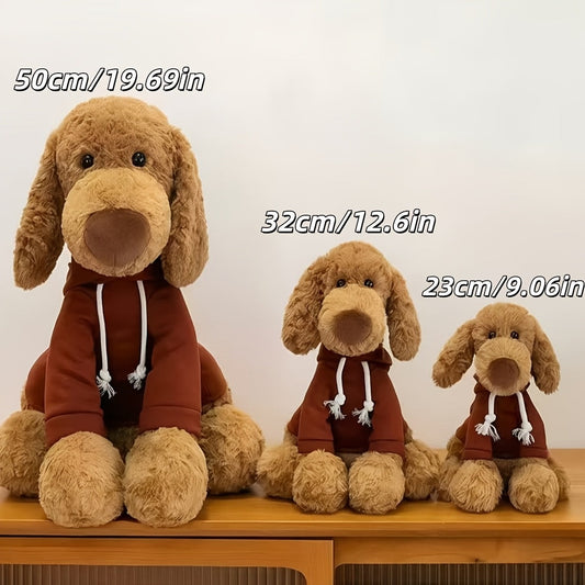 8.7" Weighted Animal Plush – Labrador & Cat Stuffed Toy