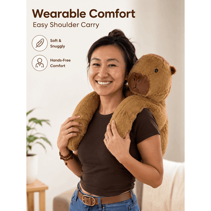 60cm Weighted Capybara Plush – Soft Calming Cuddle Toy