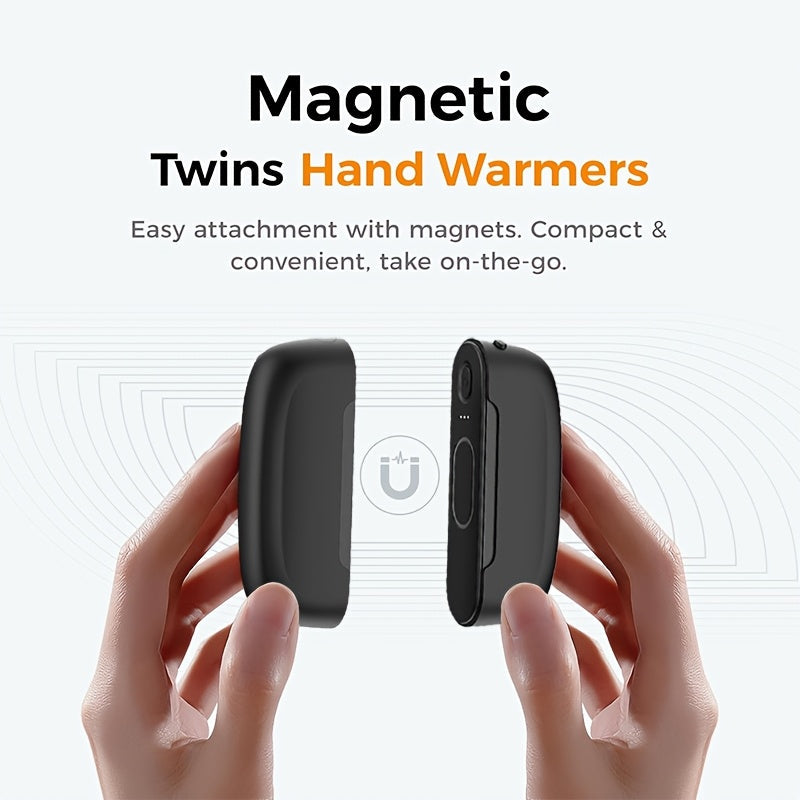 Magnetic Rechargeable Hand Warmers 2-Pack – Smart Temperature Control